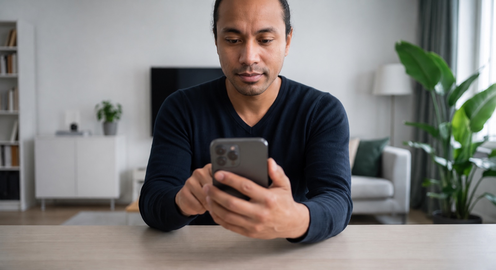 Användare identifierar sig med sin mobiltelefon i vardagen.